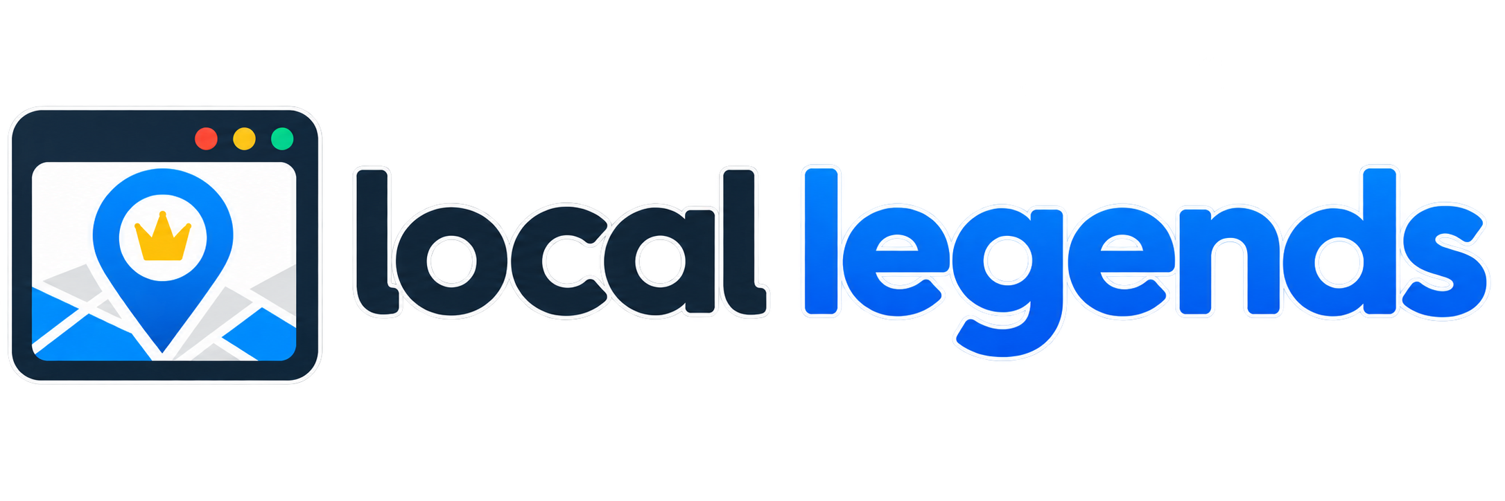 Local Legends Logo with White Outline